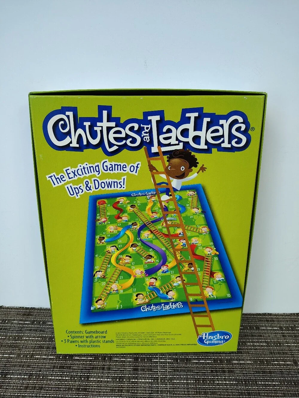 Hasbro Games Chutes And Ladders Board Game Complete With All Pieces